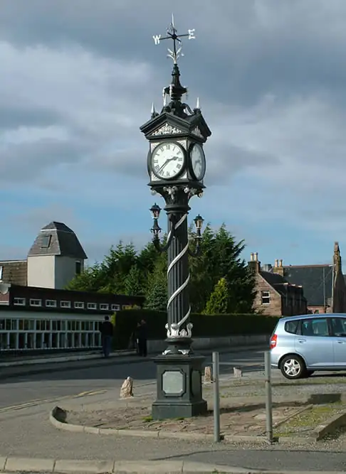 Sir John Fowler Memorial Clock in Ullapool