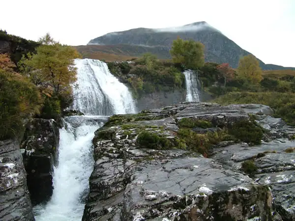 Ardessie Falls near Camusnagaul, Wester Ross, Scotland