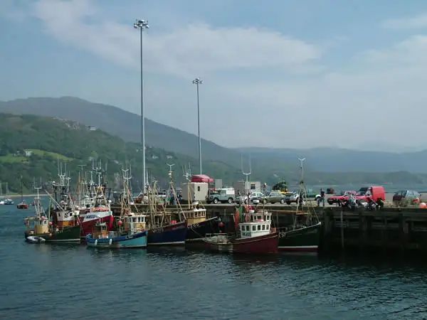 Ullapool harbour boats