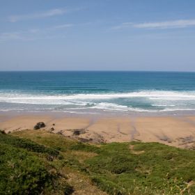 Picture of sandy beaches near Bude, Cornwall
