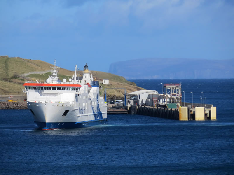 Orkney Ferry arriving at Scrabster