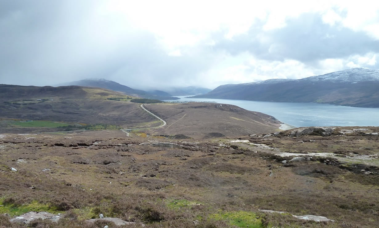 Road to Ullapool from the north